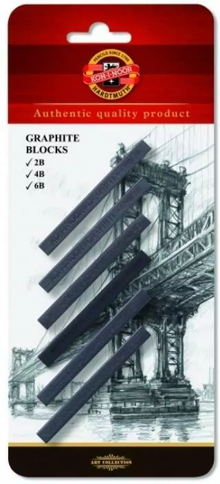 Grafit w sztyficie 4390 7x7mm mix 6 sztuk - tantis.pl