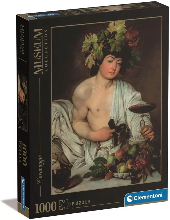 Clementoni. Puzzle 1000. Musseum Caravaggio Bacchus - tantis.pl