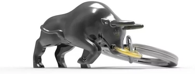 Brelok do kluczy 3D byk - tantis.pl