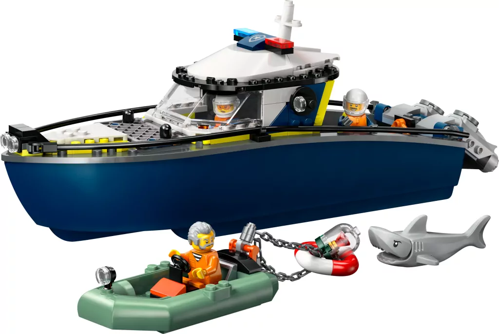 LEGO® City. Pościg łodzią policyjną 60456 - tantis.pl