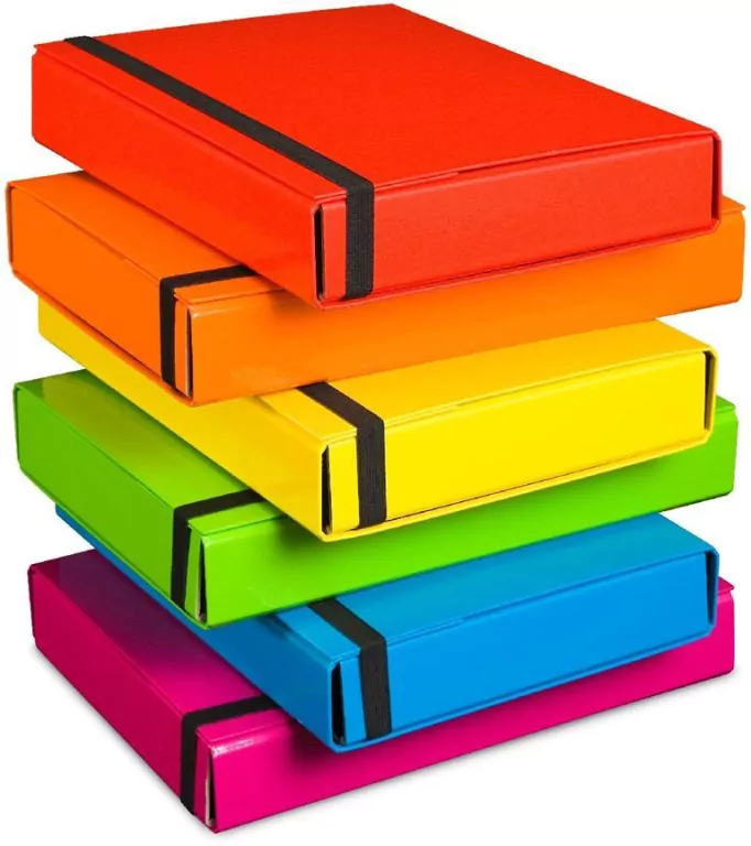 Vaupe. Teczka z gumką A4, niebieski - tantis.pl