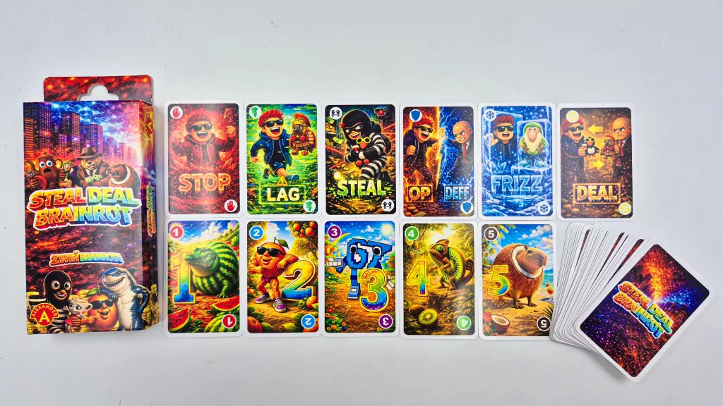 Steal Deal Brainrot kieszonkowa gra karciana ALEX - tantis.pl