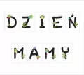 Litery dekoracyjne A4 - Dzień Mamy 9el - tantis.pl