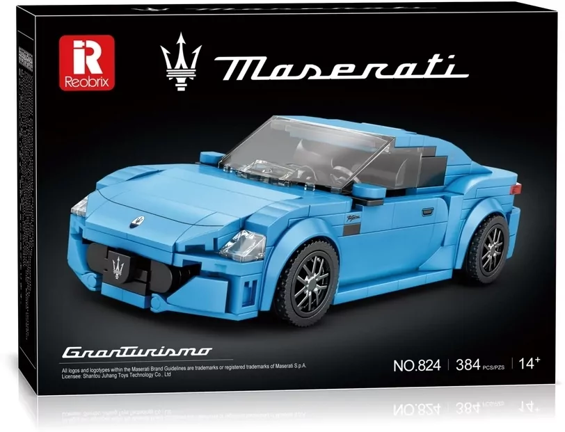 Klocki Maserati GranTurismo 2024 Blue 384el - tantis.pl