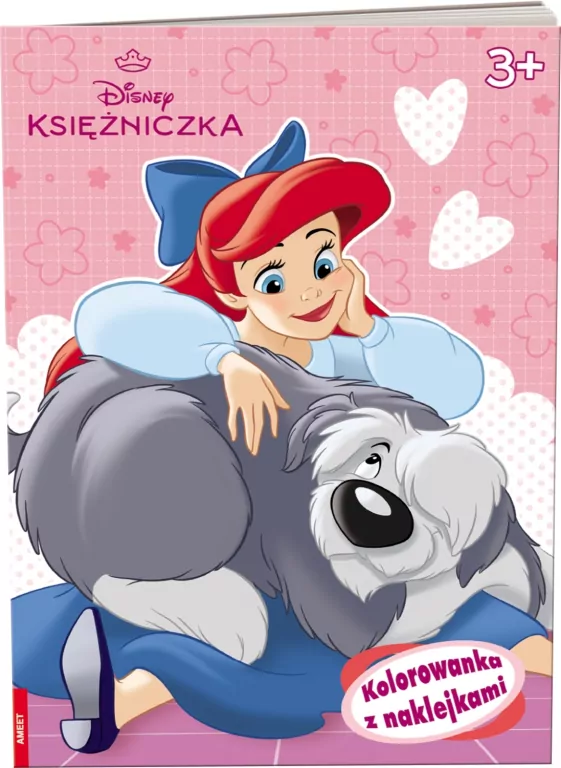 Disney Księżniczka. Kolorowanka z naklejkami - tantis.pl