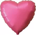 Balon foliowy Serce pastelowy czerwony 45cm - tantis.pl