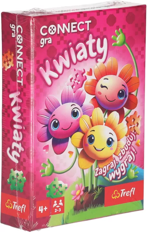 Gra dla dzieci Connect Kwiaty TREFL - tantis.pl