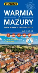 Mapa atrakcji turystycznych Warmia i Mazury