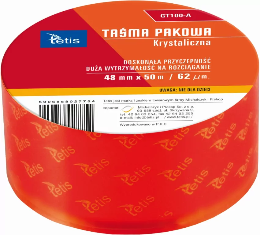 Taśma pakowa krystaliczna 4,8x50m - tantis.pl