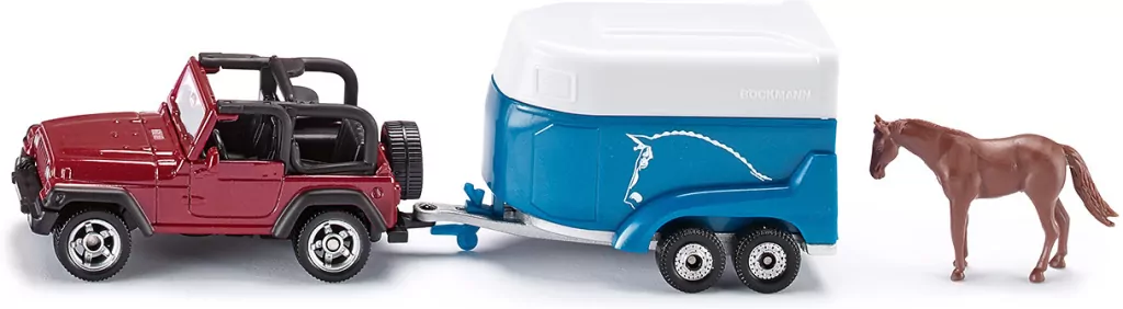 Siku. Jeep z przyczepą na konie - tantis.pl