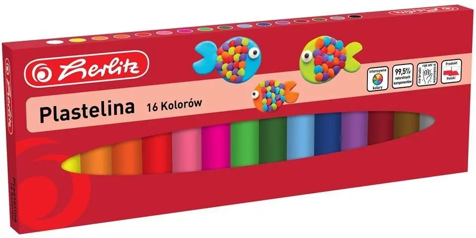 Plastelina. 16 kolorów - tantis.pl