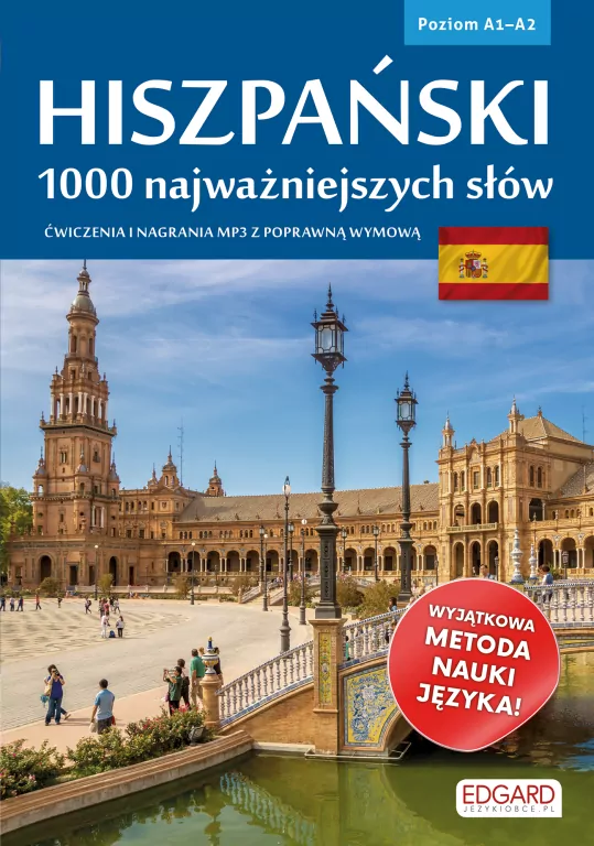 Hiszpański. 1000 najważniejszych słów. Poziom A1-A2 - tantis.pl