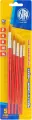 Astra. Zestaw pędzli Nylon 5 sztuk. Rozmiary 2/4/8/10/16 - tantis.pl