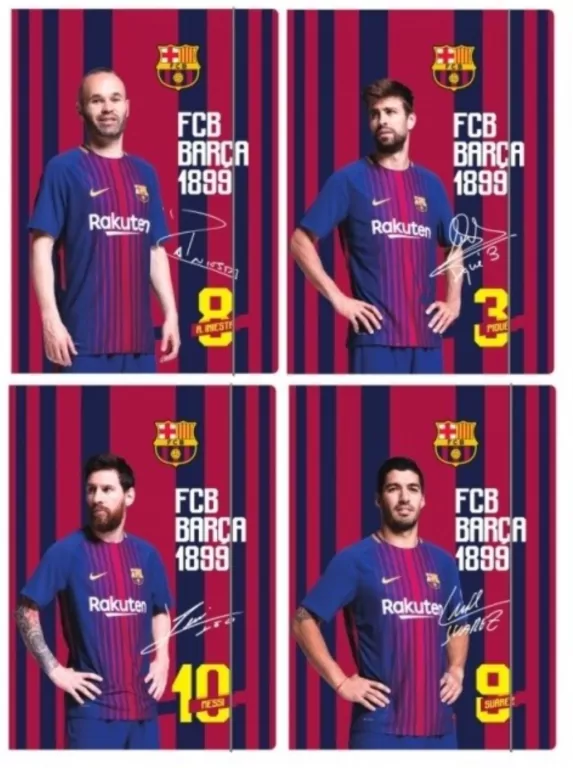 Teczka z gumką A4 FC Barcelona ASTRA - tantis.pl
