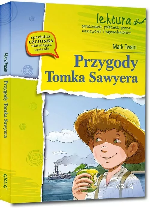 Przygody Tomka Sawyera. Lektura z opracowaniem - tantis.pl