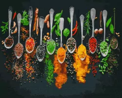 Malowanie po numerach. Przyprawy świata