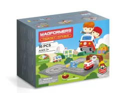 Magformers Town Set City Bus 16 elementów