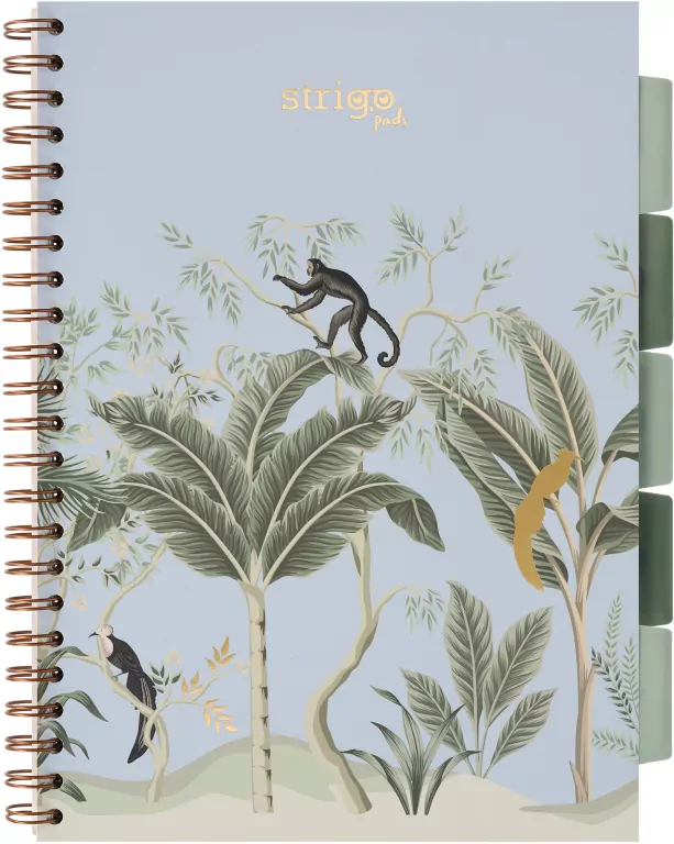 Kołozeszyt Pads A4/100K kratka Afryka pastel nieb - tantis.pl