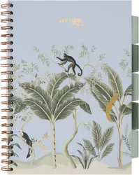 Kołozeszyt Pads A4/100K kratka Afryka pastel nieb