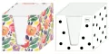 Kostka papierowa biała 9x9x9 w kubiku - tantis.pl