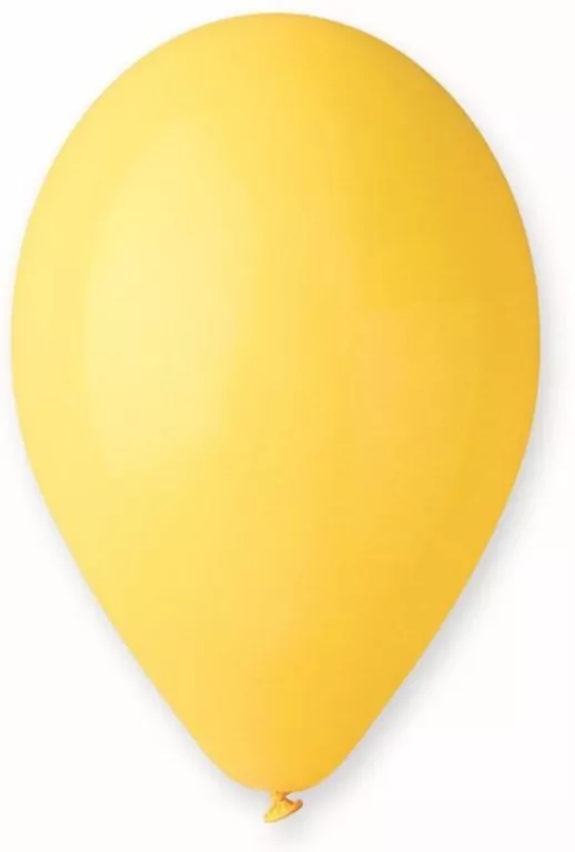 Balony 25cm. Pastelowe żółte - tantis.pl