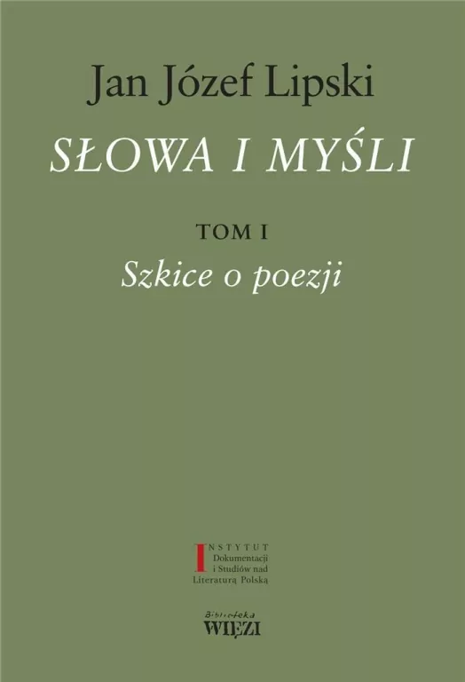 Pakiet: Szkice o poezji / Szkice rozproszone. Słowa i myśli. Tom 1-2 - tantis.pl