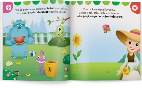 Książeczki kreatywne i aktywizujące - Elementarz przyrodniczy. Ćwiczenia. Disney Maluch