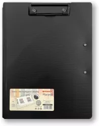 Deska z dwoma klipami i okładką A4/A3 czarna