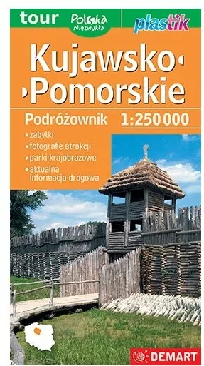 Kujawsko-pomorskie Podróżownik Mapa tur. 1:250 000 - tantis.pl
