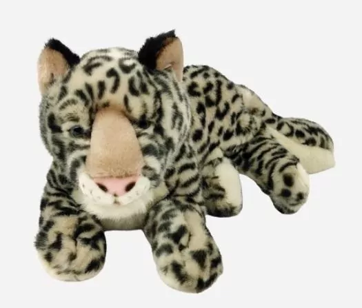 Pantera śnieżna leżąca 28cm - tantis.pl