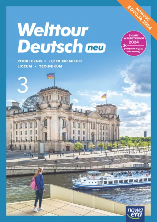 Welttour Deutsch neu 3. Język niemiecki. Podręcznik dla liceum i technikum. Edycja 2025 - tantis.pl