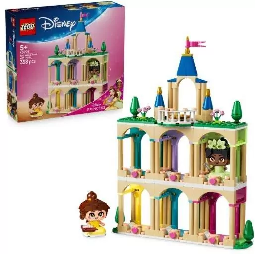 LEGO® Disney Princess. Mała Bella i Tiana z zamkiem 43291 - tantis.pl