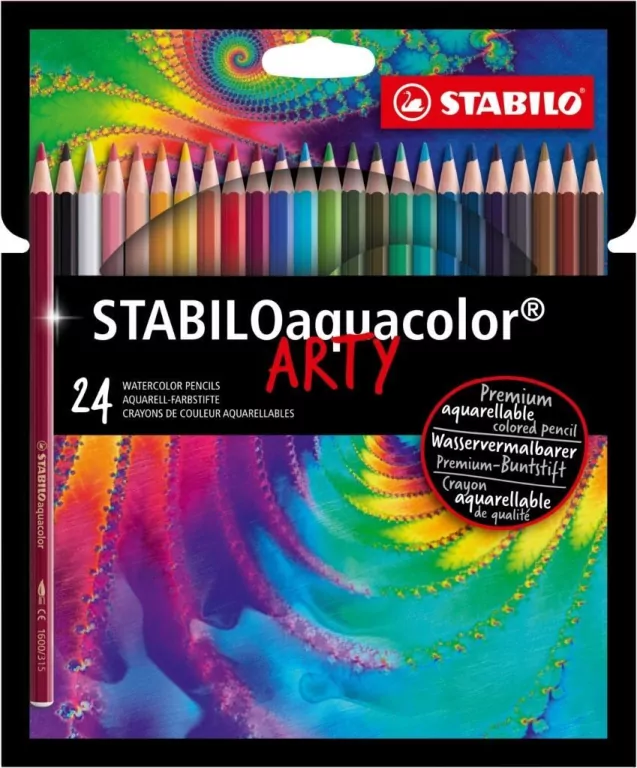 Kredki akwarelowe Aquacolor 24 kolory STABILO - tantis.pl