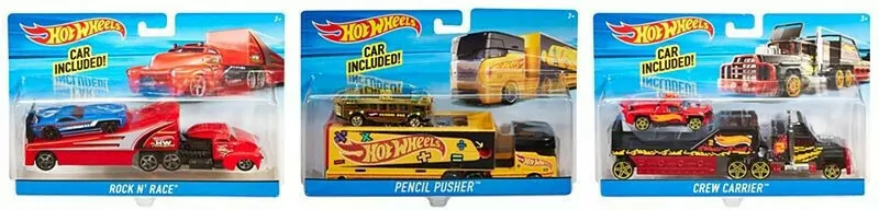 Hot Wheels Ciążarówka + Autko Rock n' Race - tantis.pl