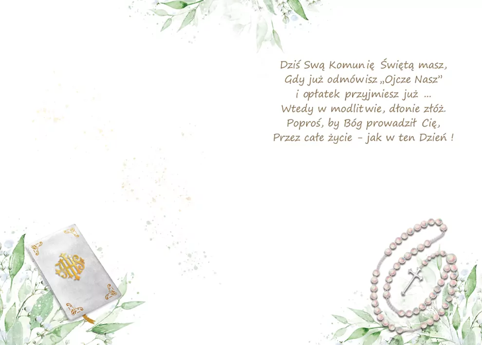 Karnet A5 Komunia. Eucharystia - tantis.pl