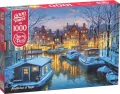 Puzzle 1000. Amsterdam at Night - tantis.pl