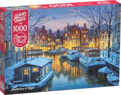 Puzzle 1000. Amsterdam at Night