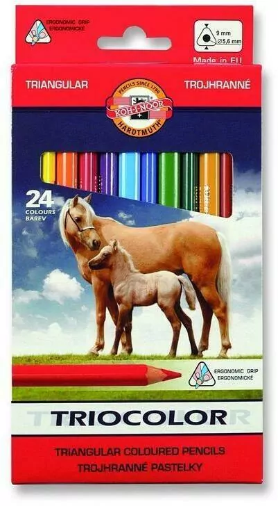 Kredki Triocolor. 24 kolory - tantis.pl