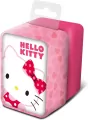 Zegarek analogowy z różowym paskiem w metalowym opakowaniu Hello Kitty - tantis.pl