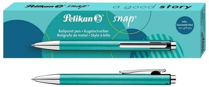 Długopis Snap Metalic Turkusowy PELIKAN - tantis.pl