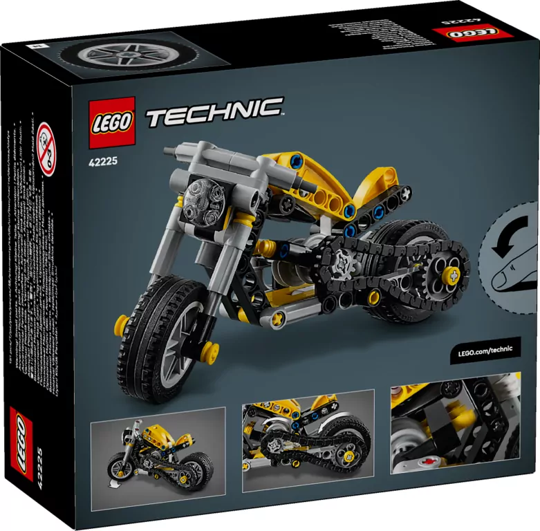 LEGO® Żółty motocykl 42225 - tantis.pl