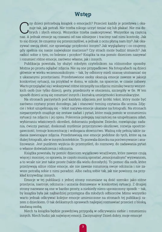 Dzień dobry, moje emocje! - tantis.pl