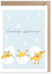 Kartka okolicznościowa Kurczaczki.., eko K092