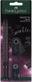 Zestaw Sparkle Midnight Rose 2 ołówki+temper+gumka - tantis.pl