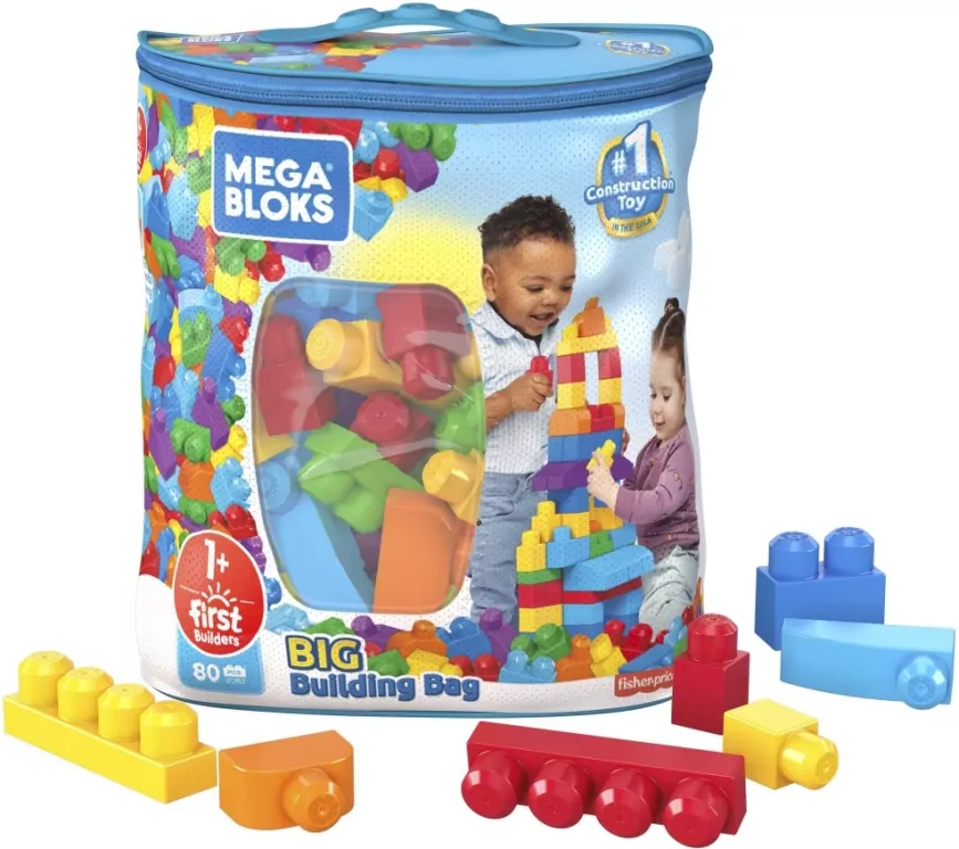 Klocki. Mega Bloks. 80 elementów - tantis.pl