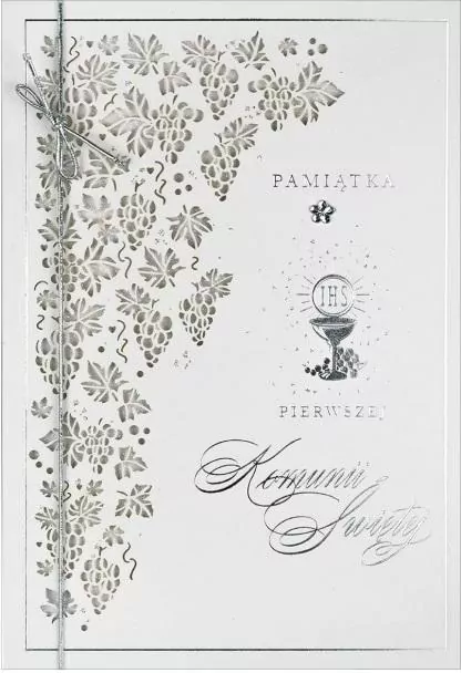 Karnet KL. Pamiątka Pierwszej Komunii Świętej - tantis.pl