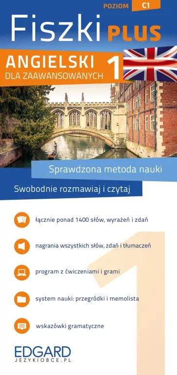 Angielski dla zaawansowanych. Fiszki Plus. Poziom C1 - tantis.pl