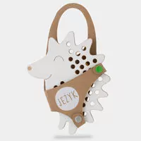 Jeżyk. Drewniana przeplatanka Montessori - tantis.pl