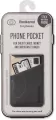 Bookaroo Phone pocket portfel na telefon grafitowy - tantis.pl