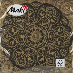 SERWETKA PAP 3W 330X330 LOWICZ CZAR-ZLO PM OP20S